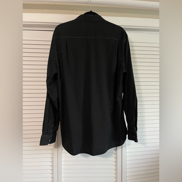 7 diamonds men’s long sleeve button up black XXL - Picture 2 of 3